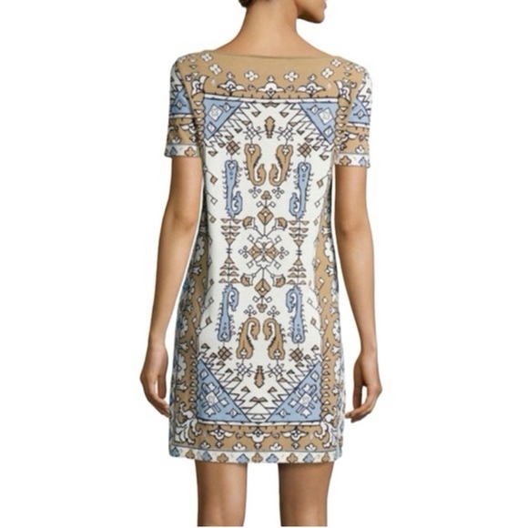 Tory Burch Cotton Bohemian Ikat Mini Dress Size Medium - Picture 2 of 5
